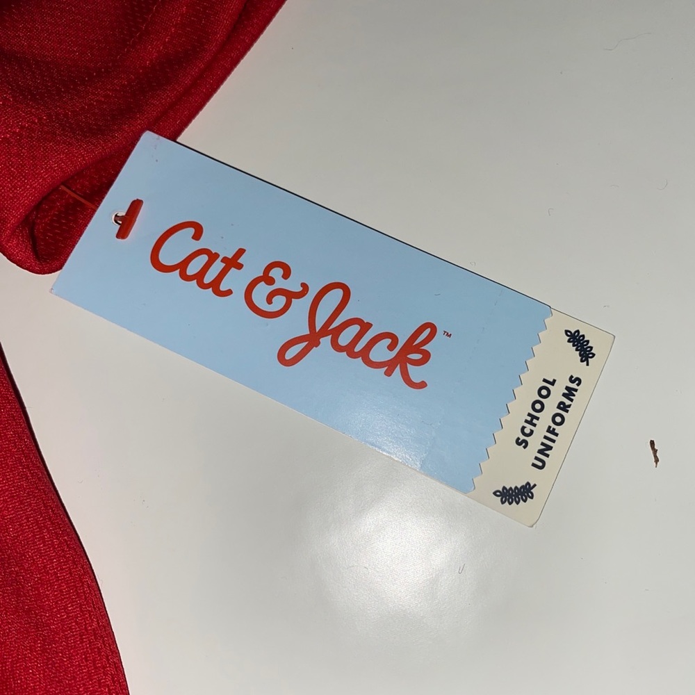 Kids school uniform red polo